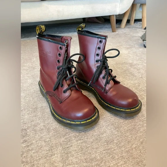 Dr. Martens | Shoes | Dr Martens 8 Eye Burgundy Cherry Red  display picture 1